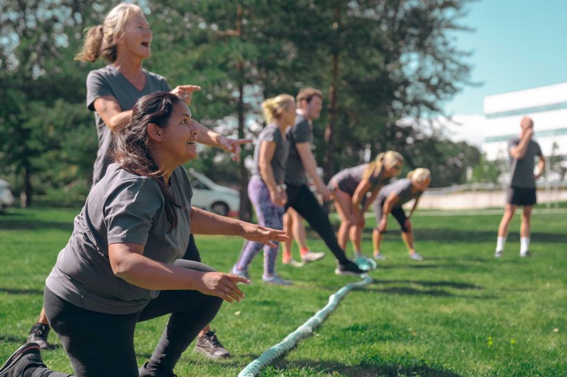 Bedriftsidrettens treningshelg på Vann Spa med Maxpulse